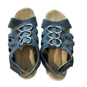 Ryka Woman's Outdoor Sandal blue  size 7W